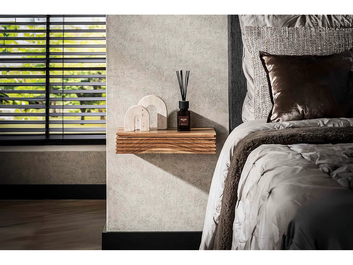 Set Comodino - Legno Legno - 25 x 40 cm - FIRU