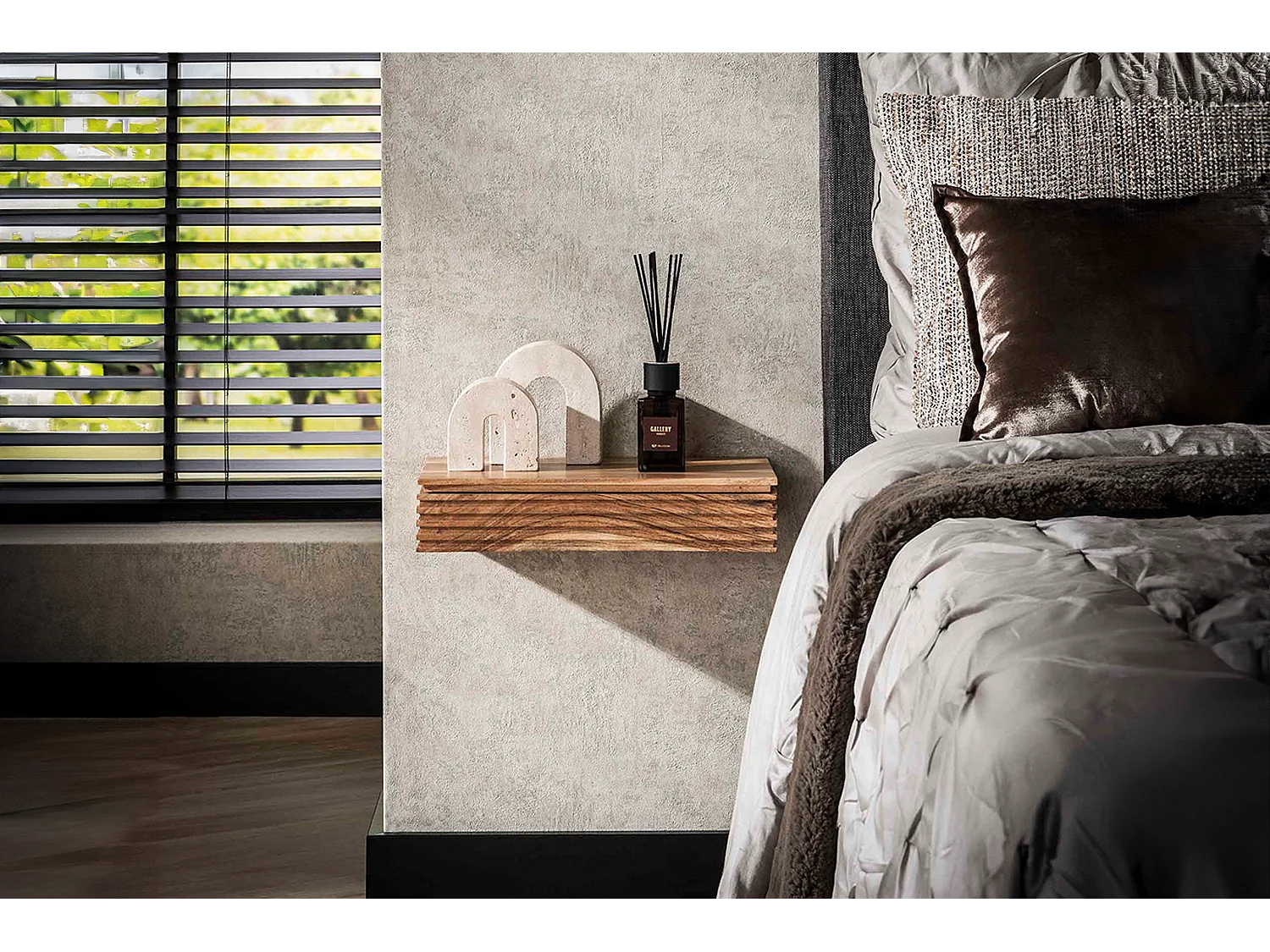 Set Nachttisch - Holz Holz - 25 x 40 cm - FIRU