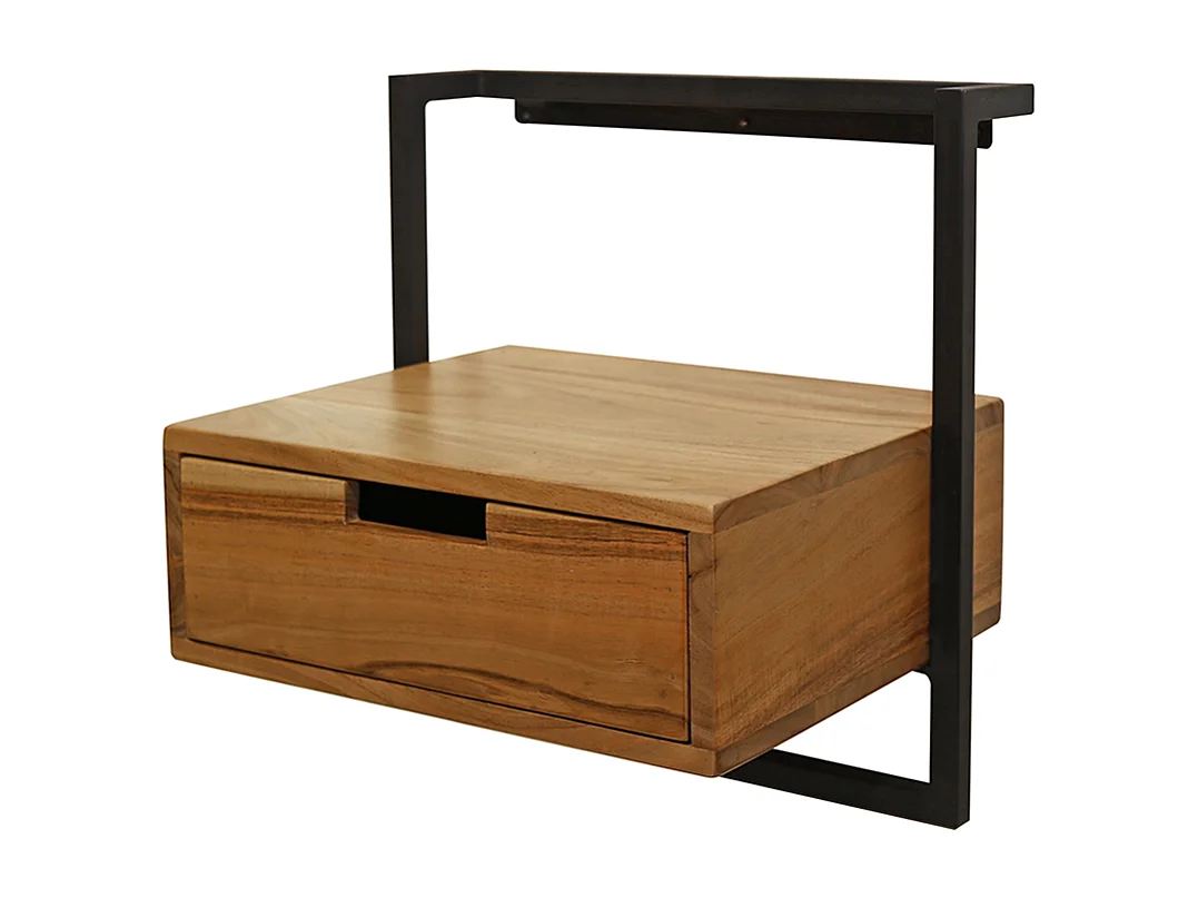 Comodino - Legno Legno - 35 x 44 cm - AIDY