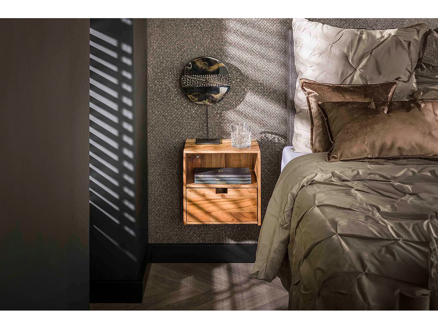 Stel in Nachtkastje - Hout Hout - 25 x 30 cm - FATY