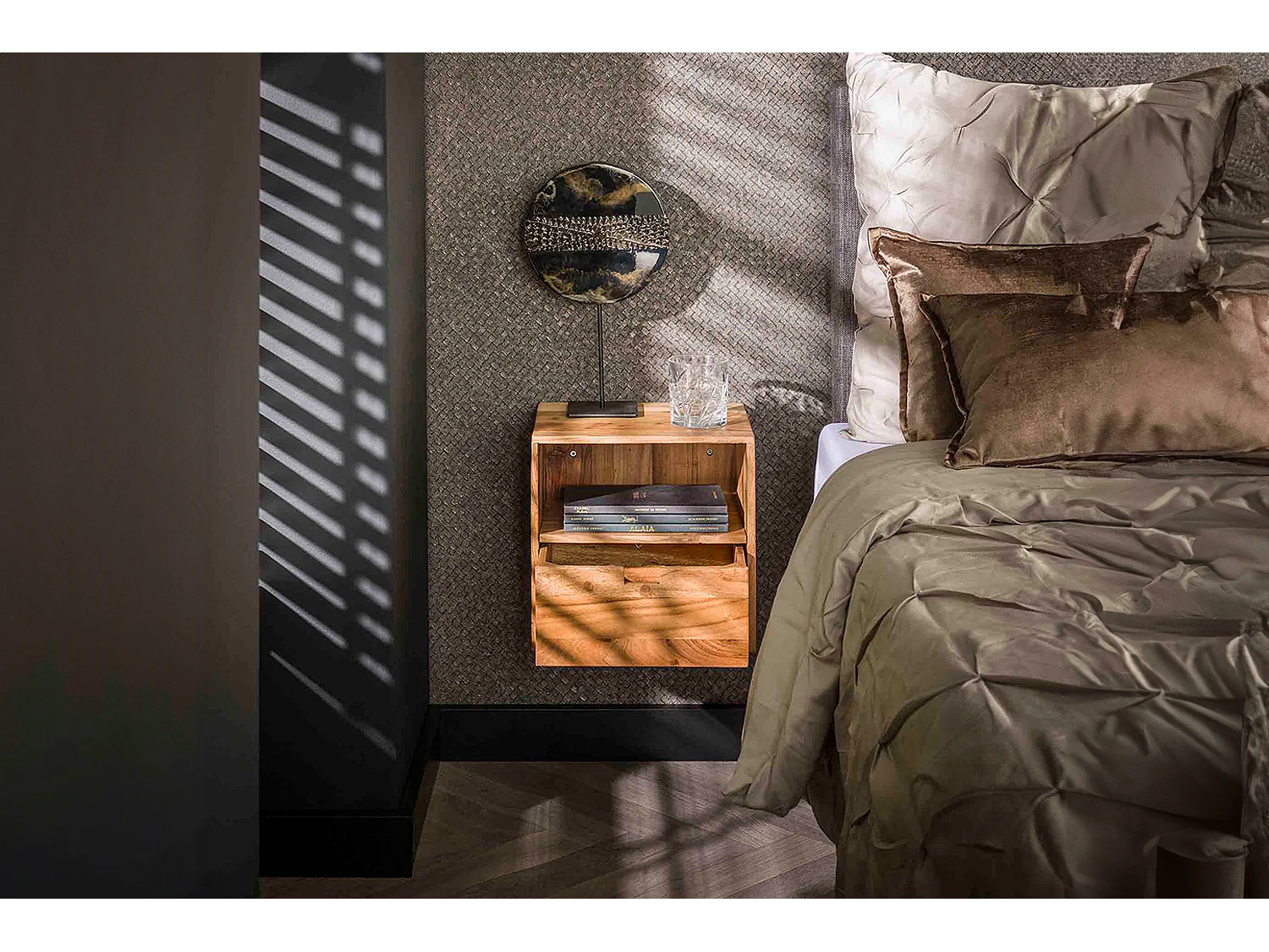 Stel in Nachtkastje - Hout Hout - 25 x 30 cm - FATY