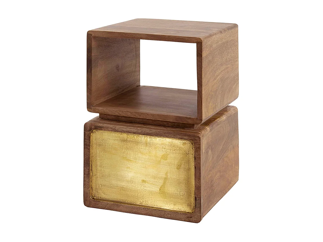 Nachttisch - Holz Holz - 30 x 30 cm - BRASY