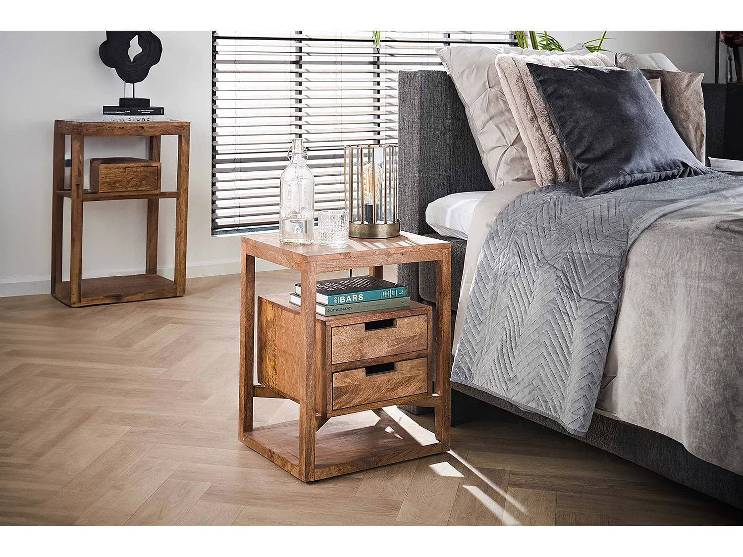 Nachtkastje - Hout Hout - 35 x 45 cm - HARYA