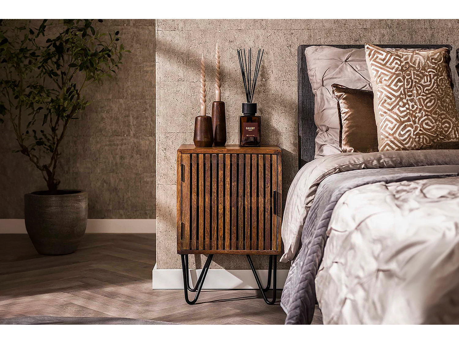 Set Table de nuit - Bois Bois - 30 x 40 cm - SWEAK