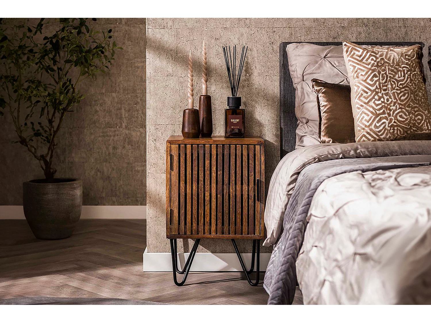 Set Nachttisch - Holz Holz - 30 x 40 cm - SWEAK