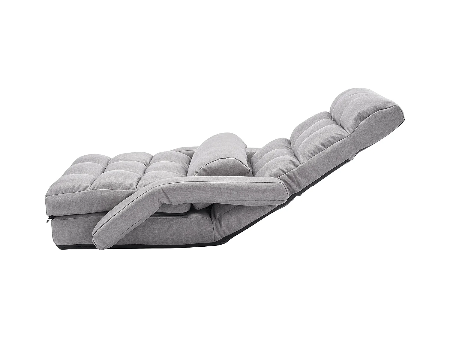 Sedia da Terra SucceBuy Sedia da Terra - 5 Posizioni Regolabili, Braccioli - Sedia da Gaming da Terra, Ideale come Divano Letto con Cuscino per lo Schienale