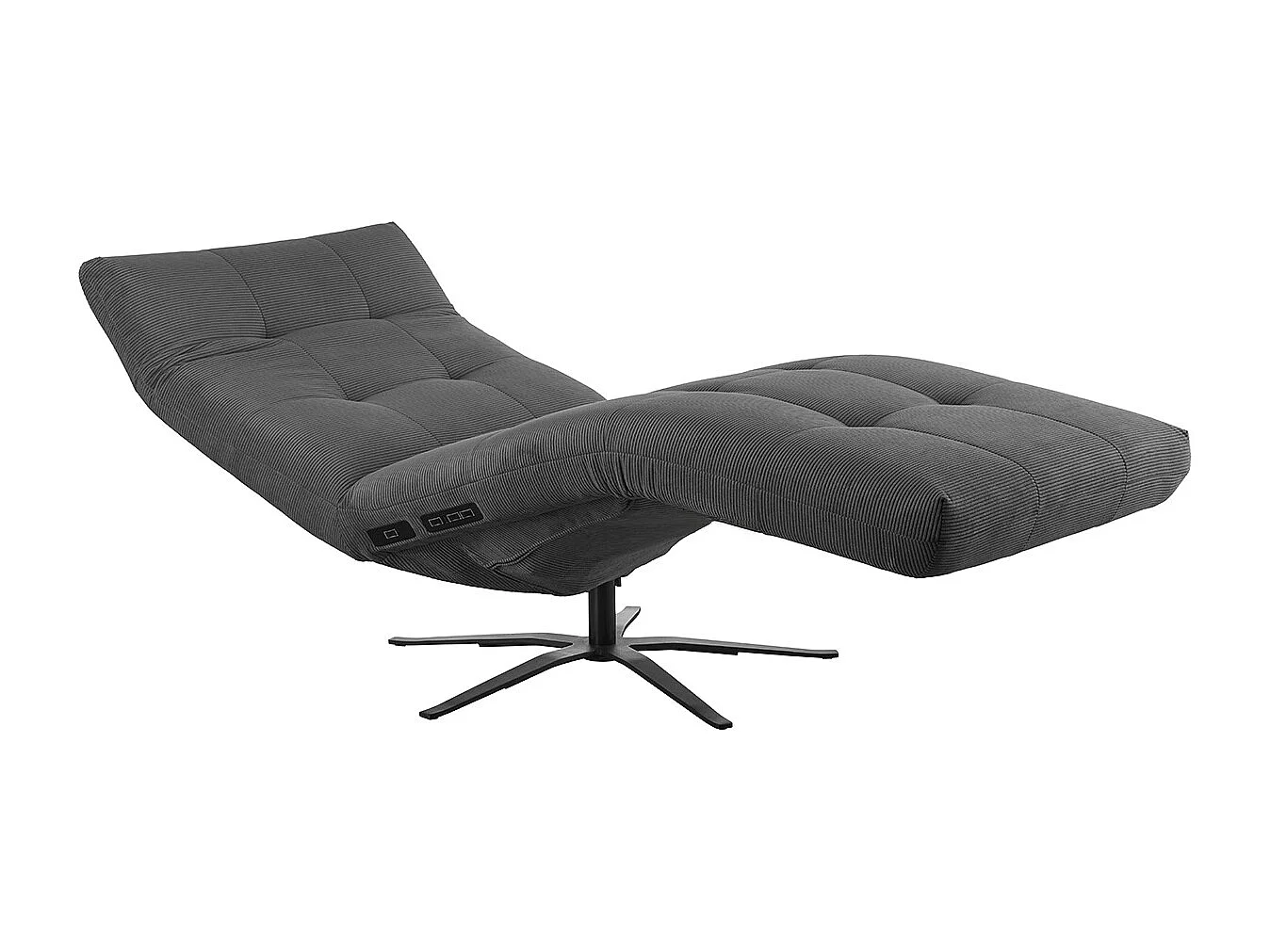 Relaxliege - Anthrazit Cord - LETICIA