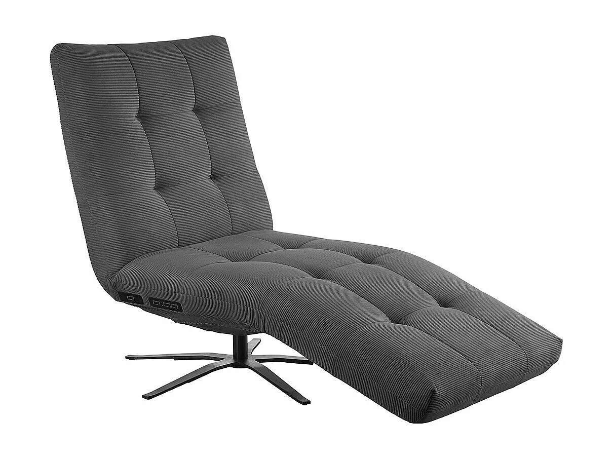 Chaise longue - antracita Pana - LETICIA