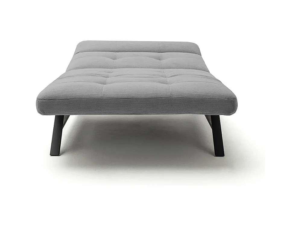 Chaise longue - Gris Velours côtelé - AMERIVA