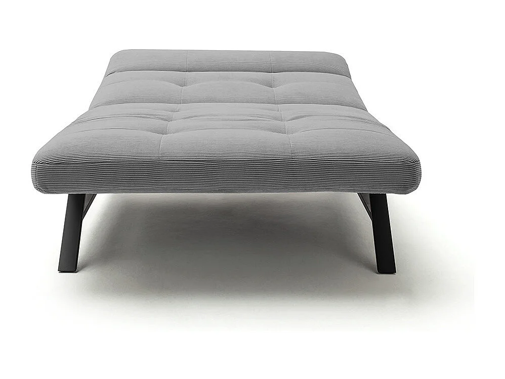 Chaise longue - Gris Velours côtelé - AMERIVA
