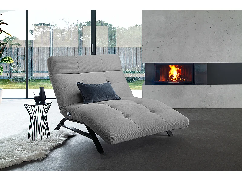 Chaise longue - Gris Pana - AMERIVA