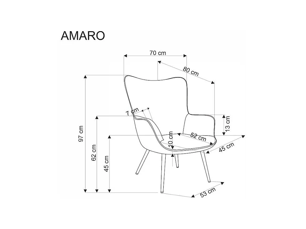 Relax Sessel Amaro G/Stoffbezug/grün