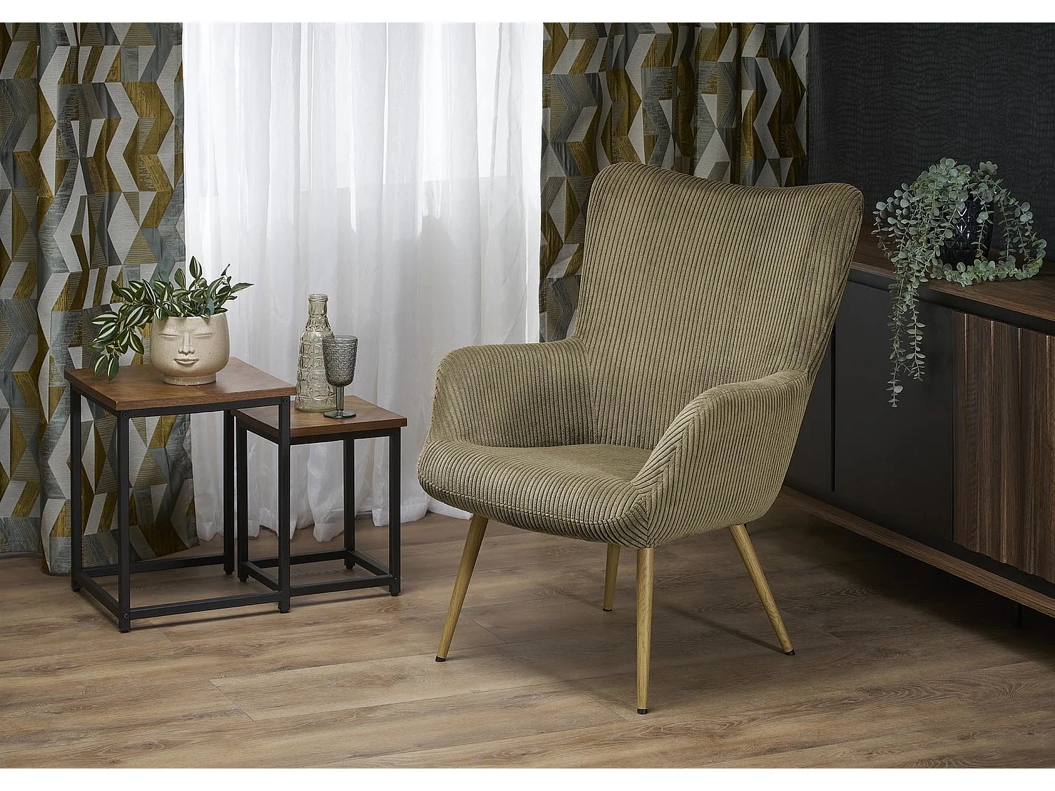 Relax Sessel Amaro G/Stoffbezug/grün