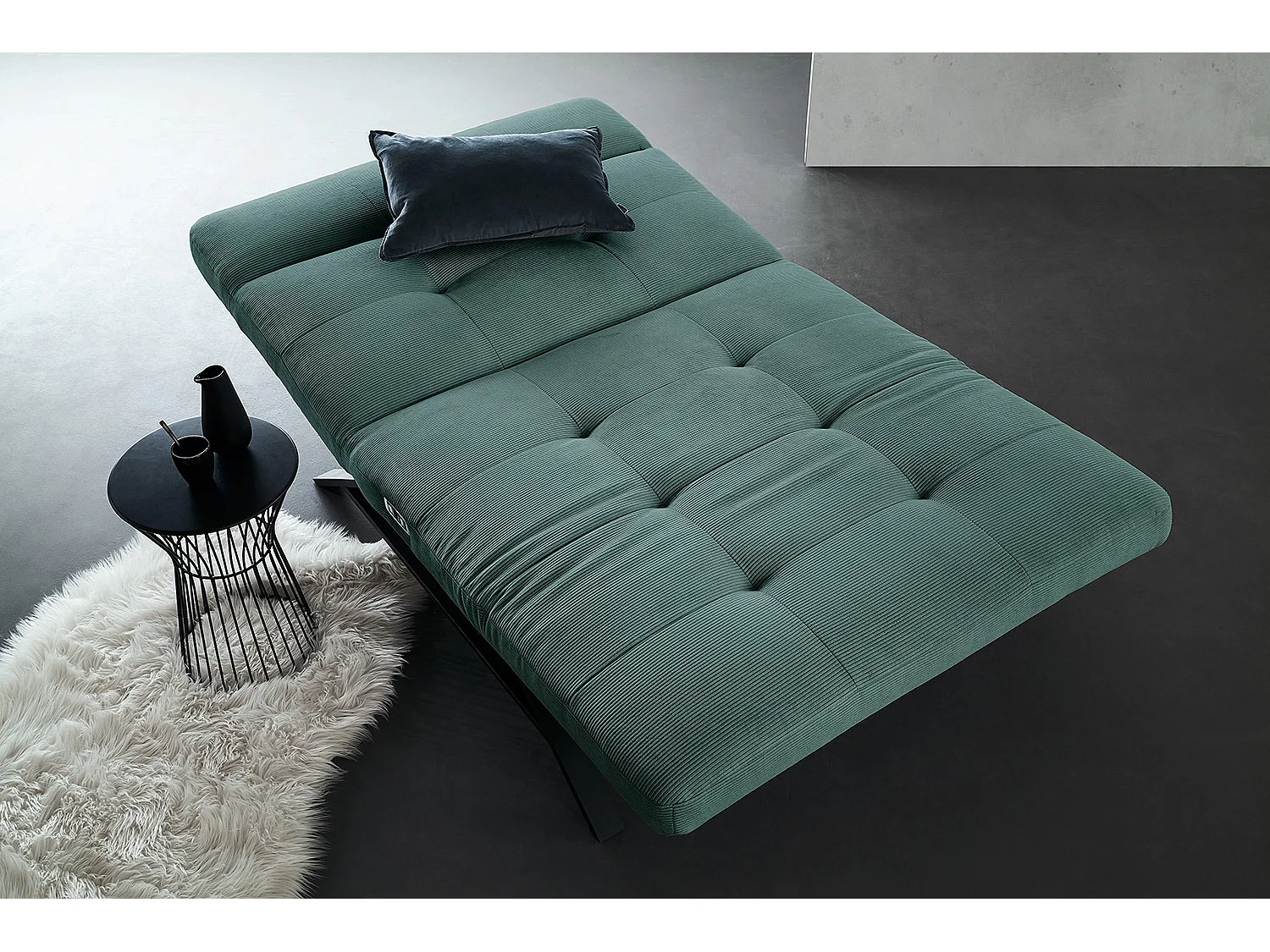 Chaise longue - verde esmeralda Pana - AMERIVA