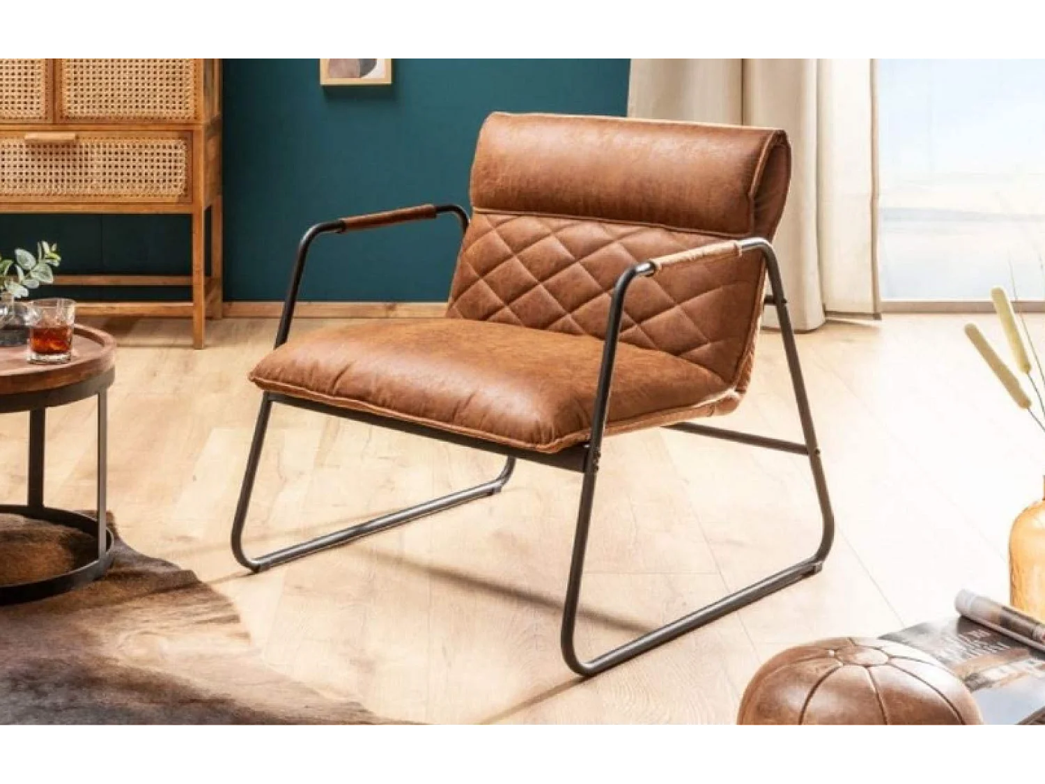 Relax Sessel Bety/Stoffbezug/Braun