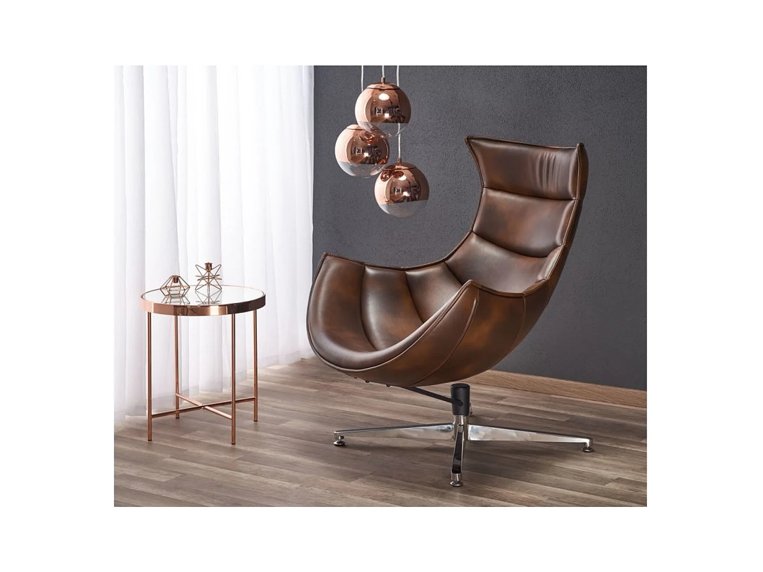 Relax Luxor/Similicuir/Marron