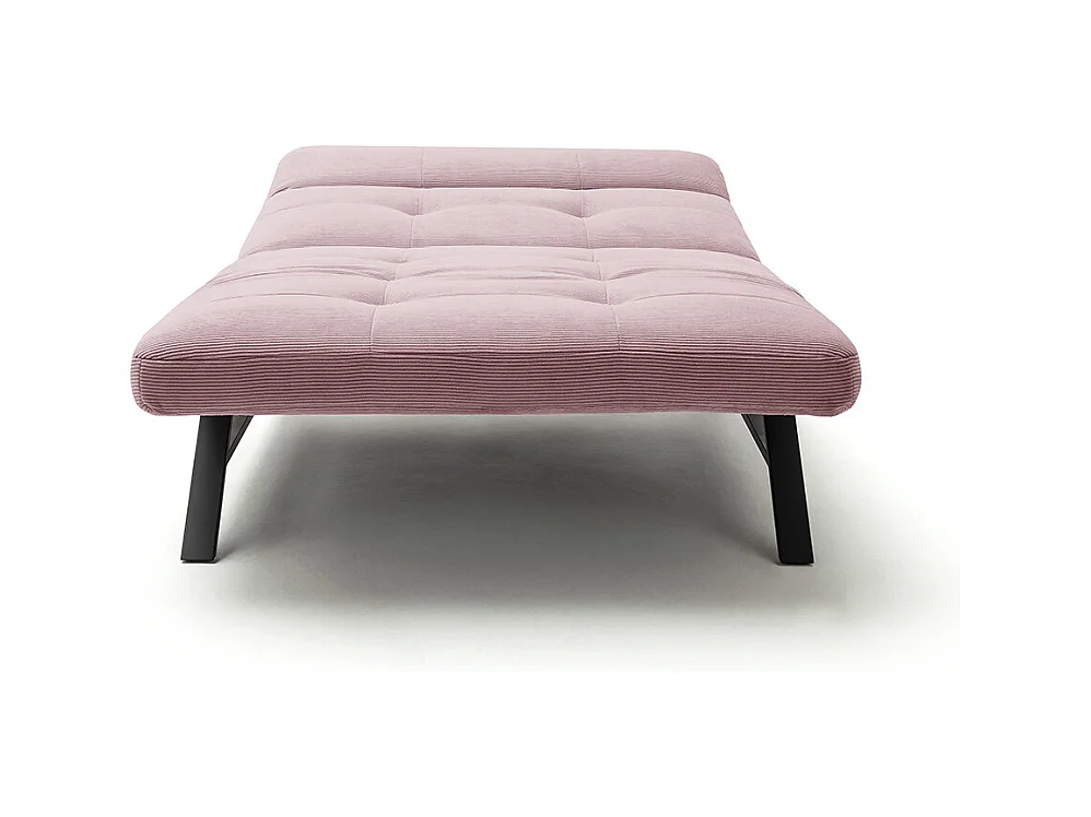 Chaise longue - Rose Velours côtelé - AMERIVA