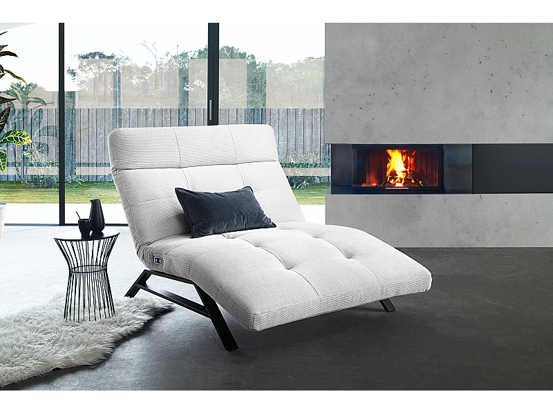 Chaise longue - blanco Pana - AMERIVA