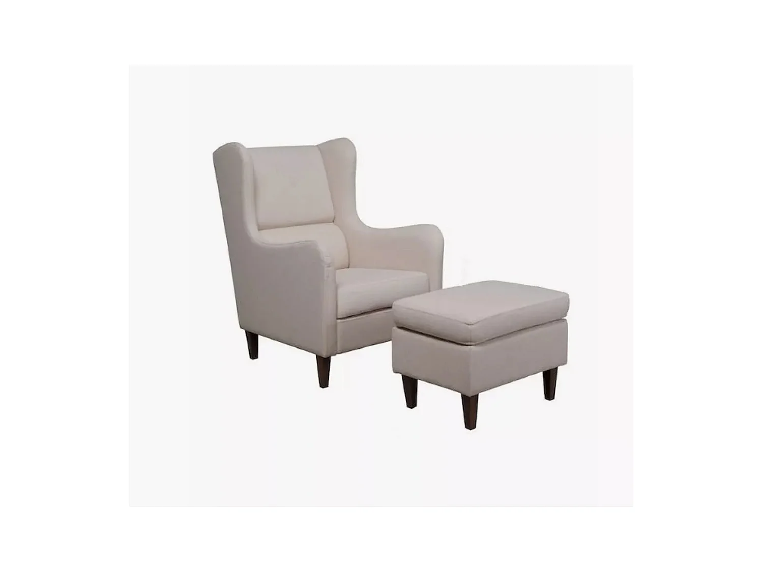 Fauteuil Gracia/Tissu/beige