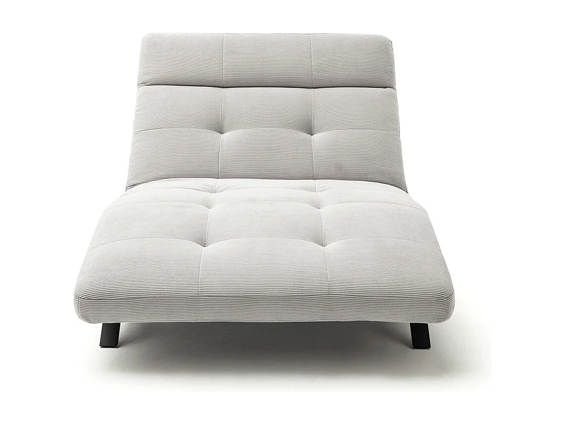 Chaise longue - argento Velluto a coste - AMERIVA