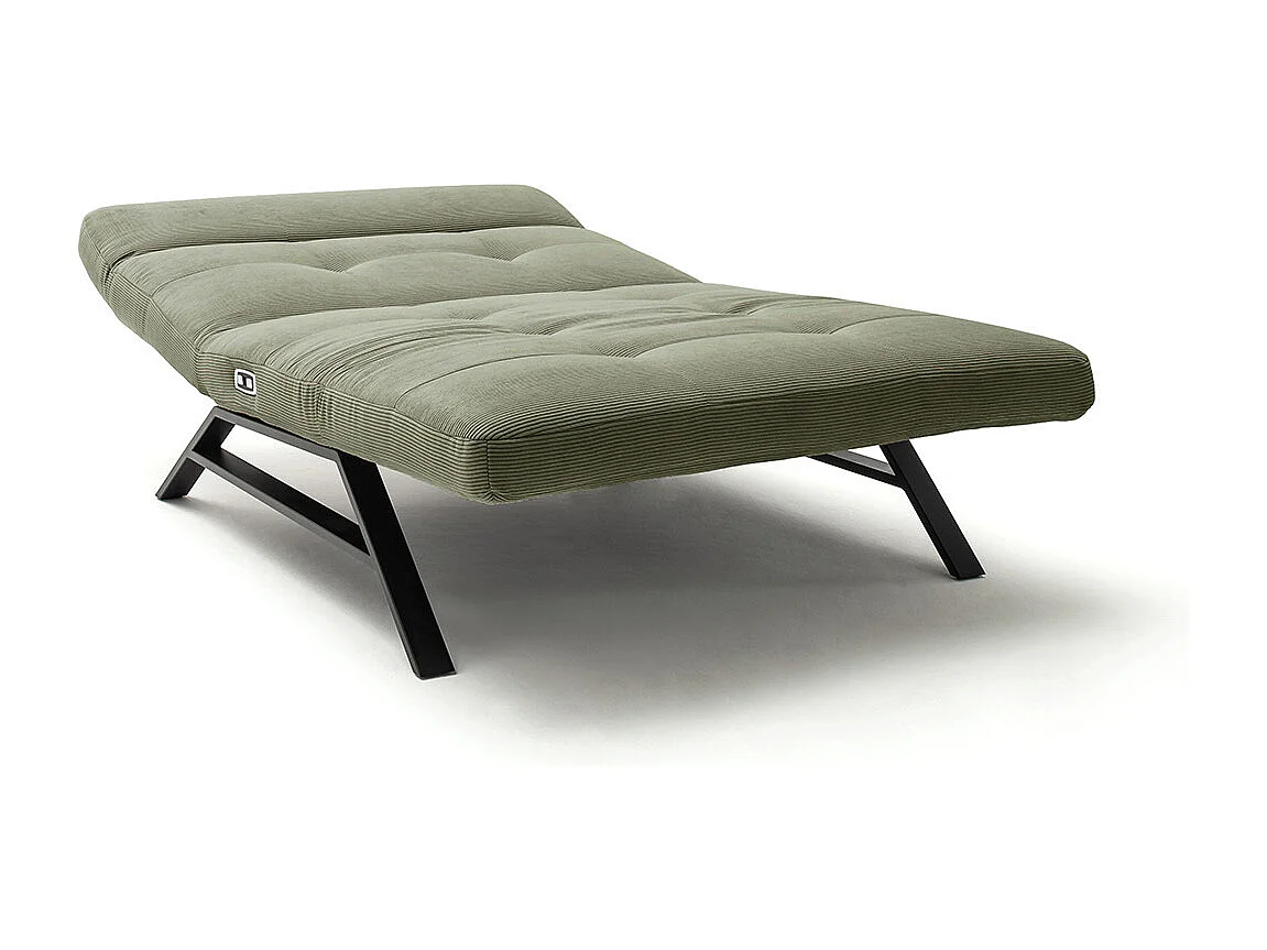 Chaise longue - Vert Velours côtelé - AMERIVA