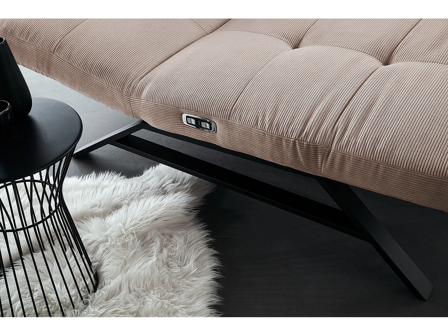 Relaxligstoel - Beige Koord - AMERIVA