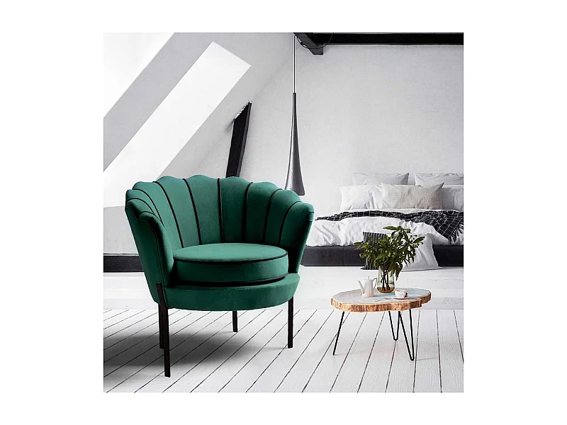Relax Fauteuil Angelo/Tissu/verte
