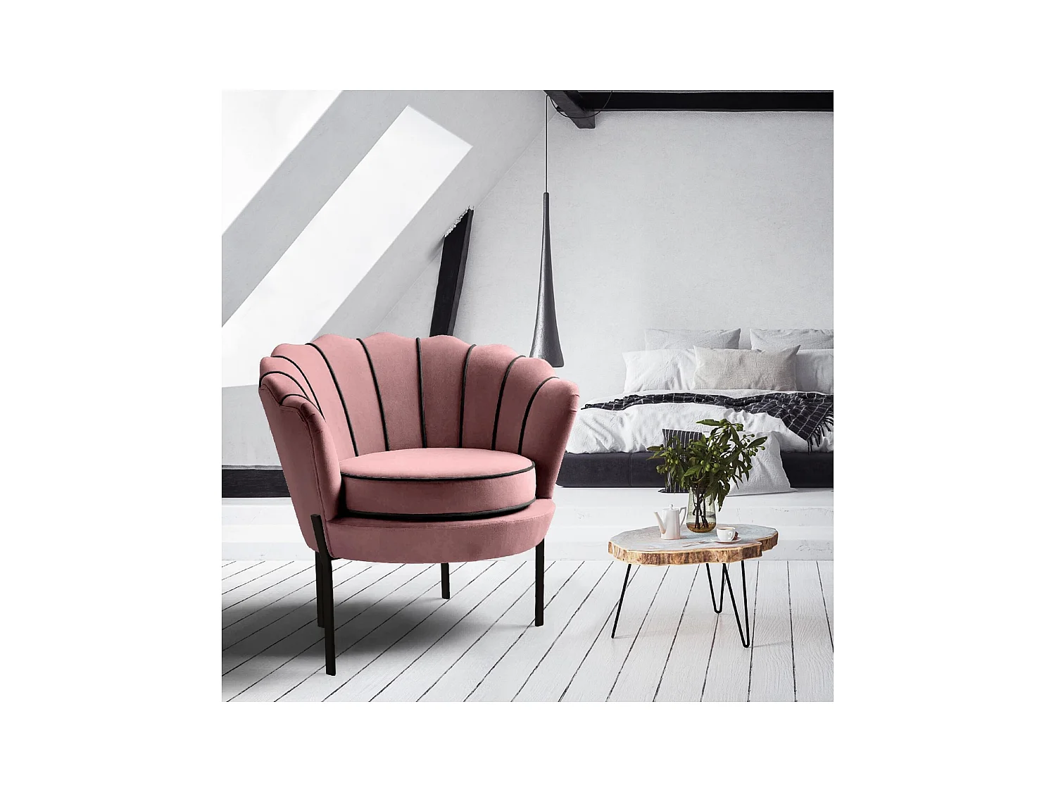 Relax Poltrona Angelo/Tessuto/rosa