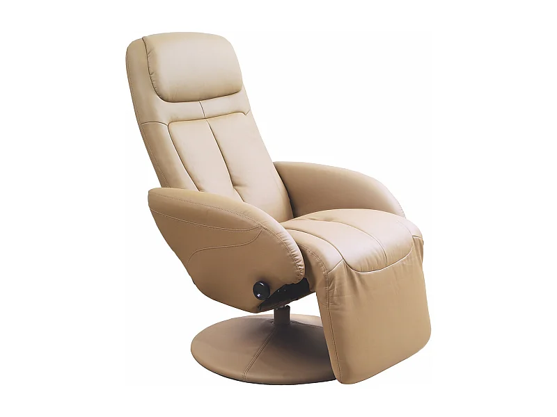 Poltrona relax Optima/similpelle/marrone