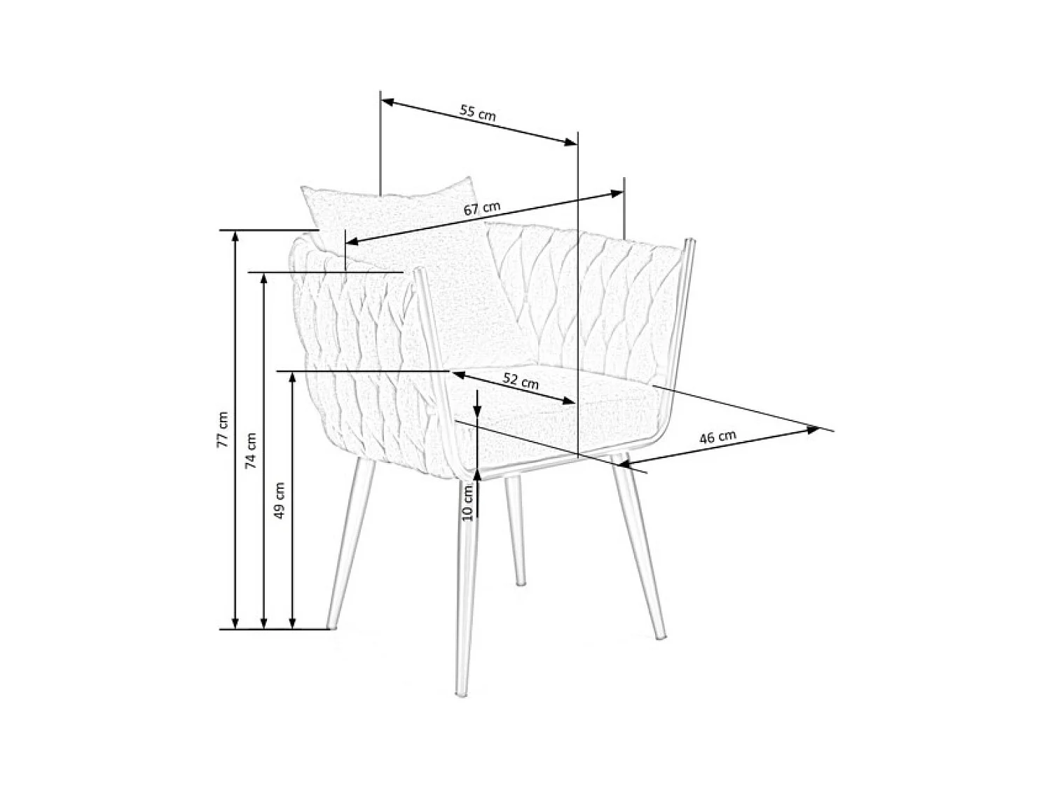 Relax Fauteuil Avatar/Tissu/grise