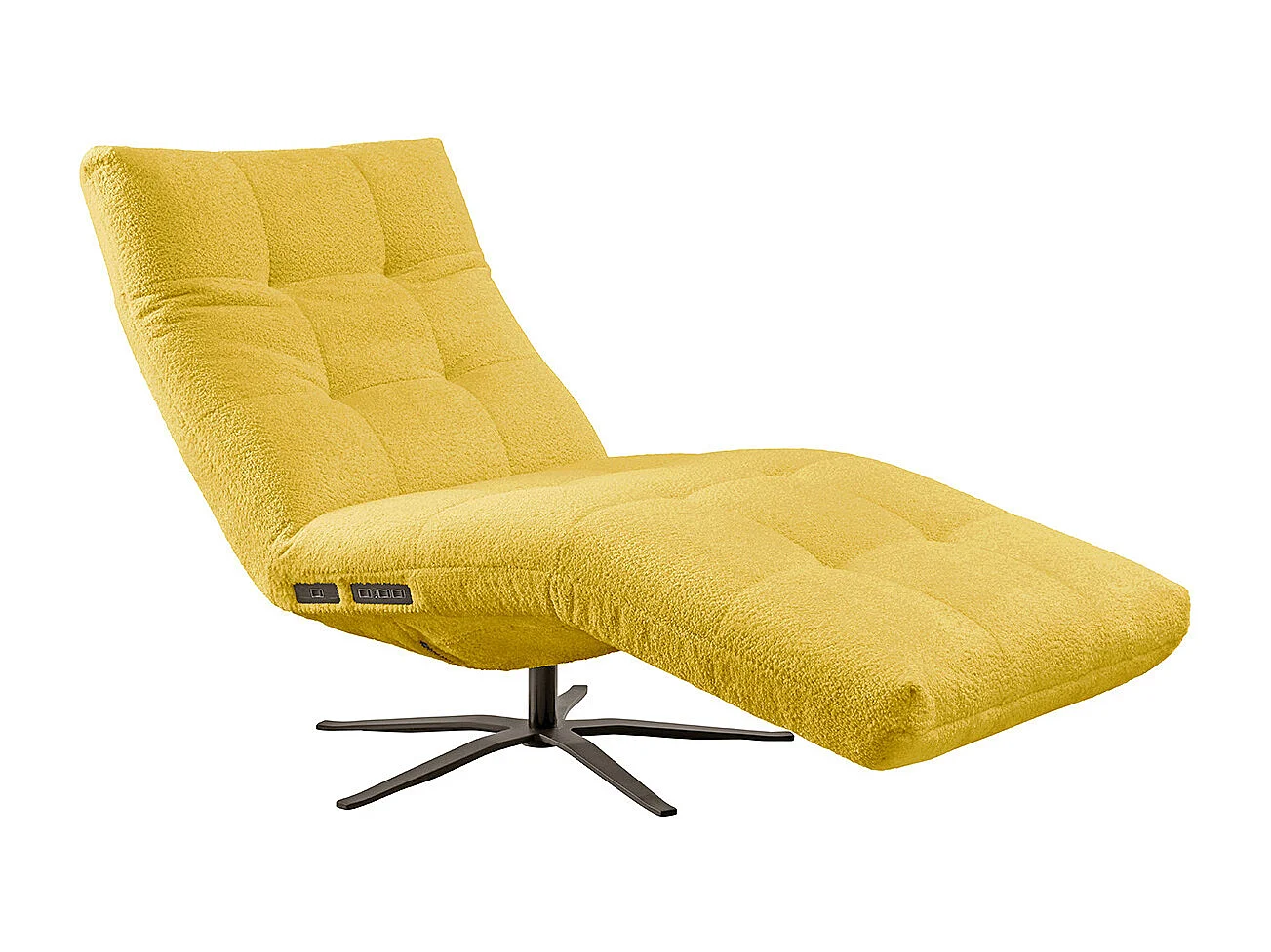 Relaxliege - Gelb Flachgewebe - LETICIA