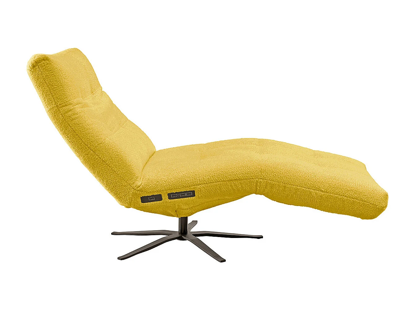 Chaise longue - amarillo tejido plano - LETICIA