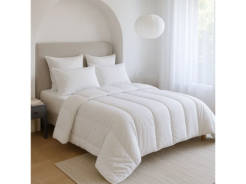 Couette hiver 500gr/m² anti-acariens 140x200 - SOMEO