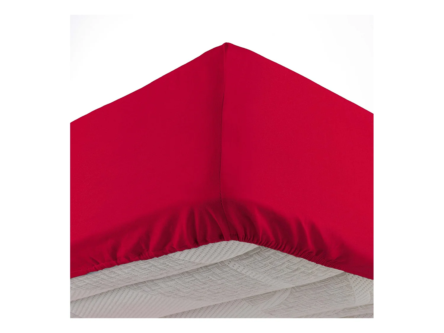 Drap Housse Microfibre "Oscar" 140x190cm Rouge