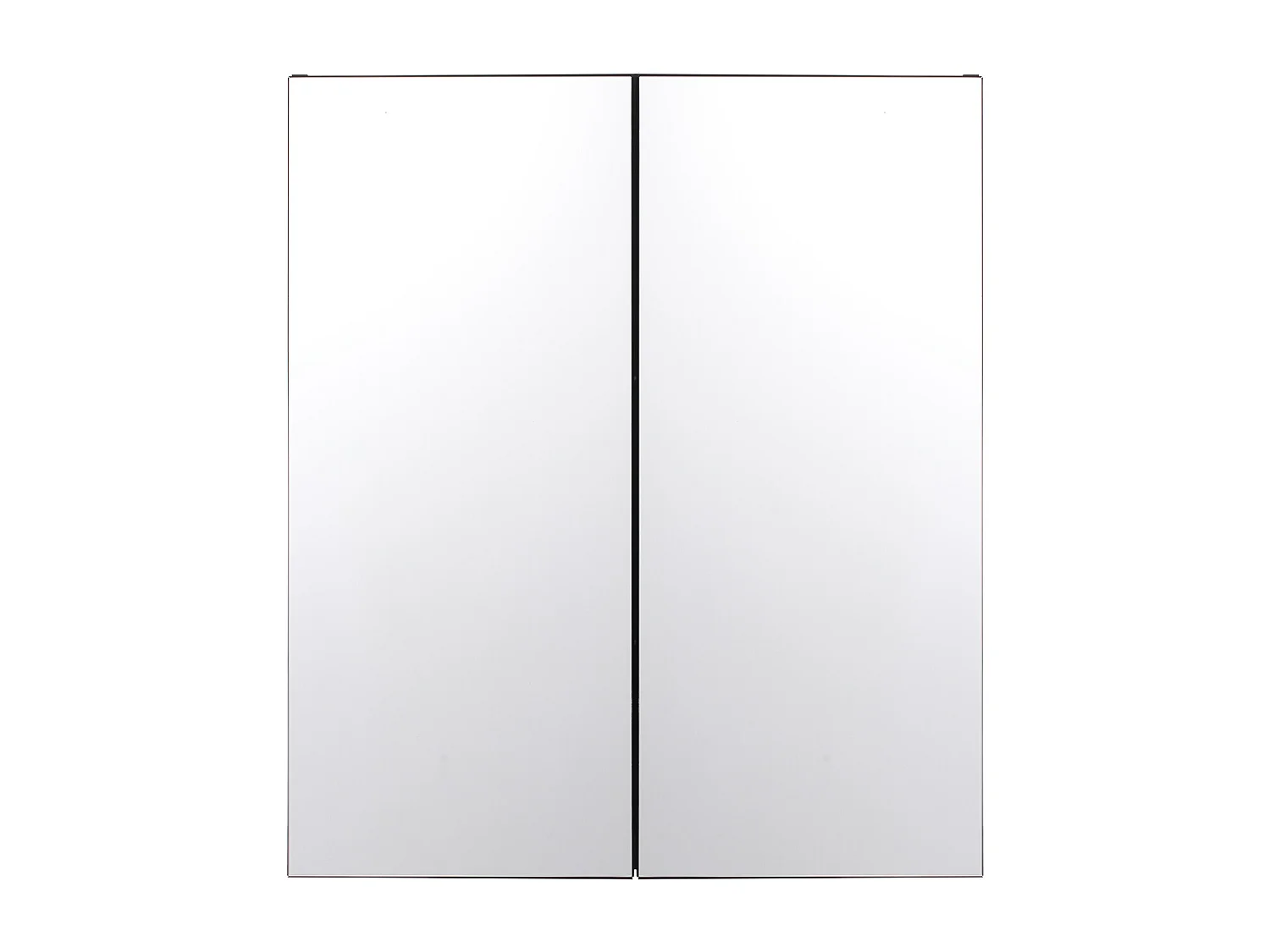 Armoire à Pharmacie, buffet médicaments à deux portes, SucceBuy Armoire à Pharmacie 66.2 × 76,2 cm - Armoire à Miroir avec Étagères Réglables