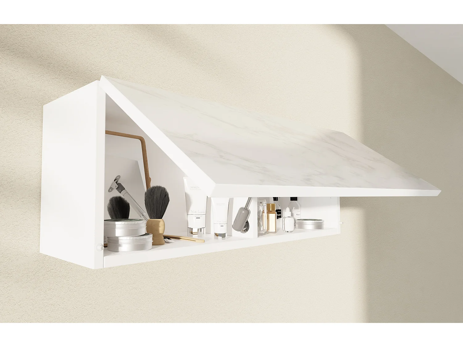 Armoire de salle de bain - 60, 80 et 120 cm - Armoire murale pliable - Meuble de salle de bain