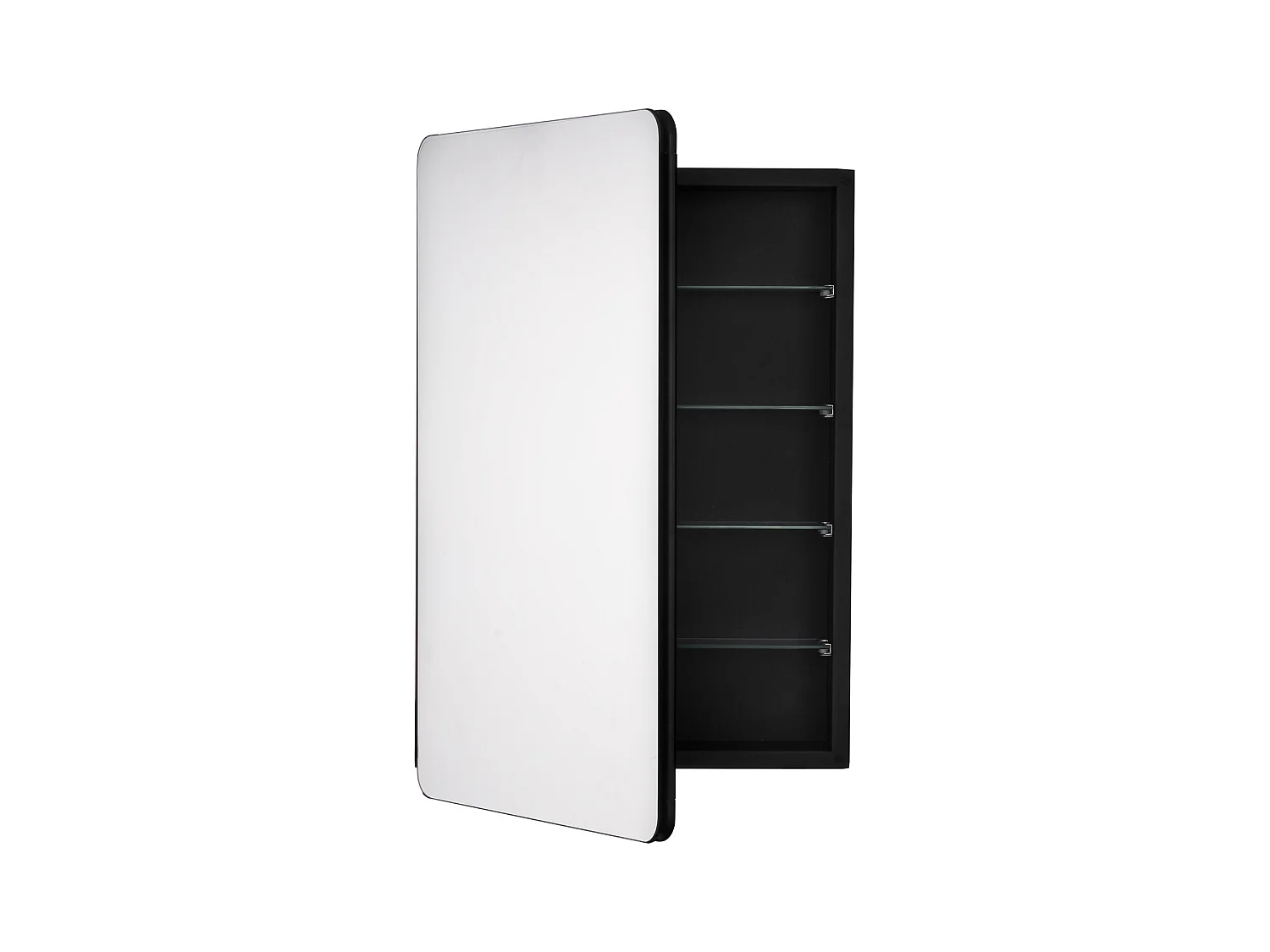 Armoire à Pharmacie, SucceBuy Armoire à Pharmacie, 51 x 76 cm, pour Salle de Bain avec Miroir, Étages Réglables, Options Encastrées et Fixées au Mur