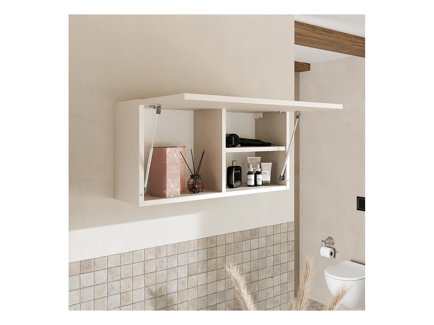 Armoire de salle de bain - 60, 80 et 120 cm - Armoire murale pliable - Meuble de salle de bain