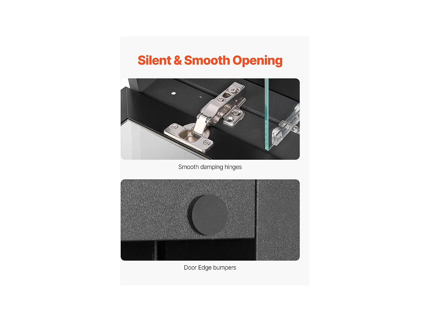 Armoire à Pharmacie, SucceBuy Armoire à Pharmacie - 36 x 61 cm, Armoire à Miroir de Salle de Bain pour Montage Mural ou Installation Encastrée