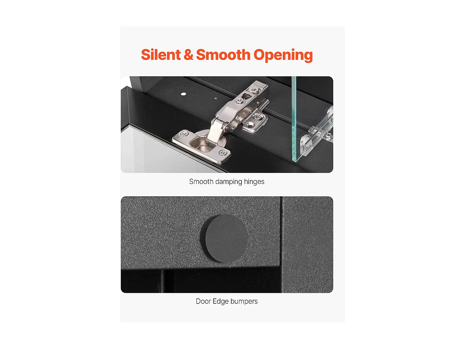 Armoire à Pharmacie, SucceBuy Armoire à Pharmacie - 36 x 61 cm, Armoire à Miroir de Salle de Bain pour Montage Mural ou Installation Encastrée