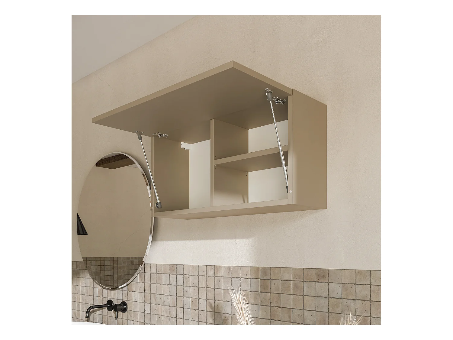 Armoire de salle de bain - 60, 80 et 120 cm - Armoire murale pliable - Meuble de salle de bain