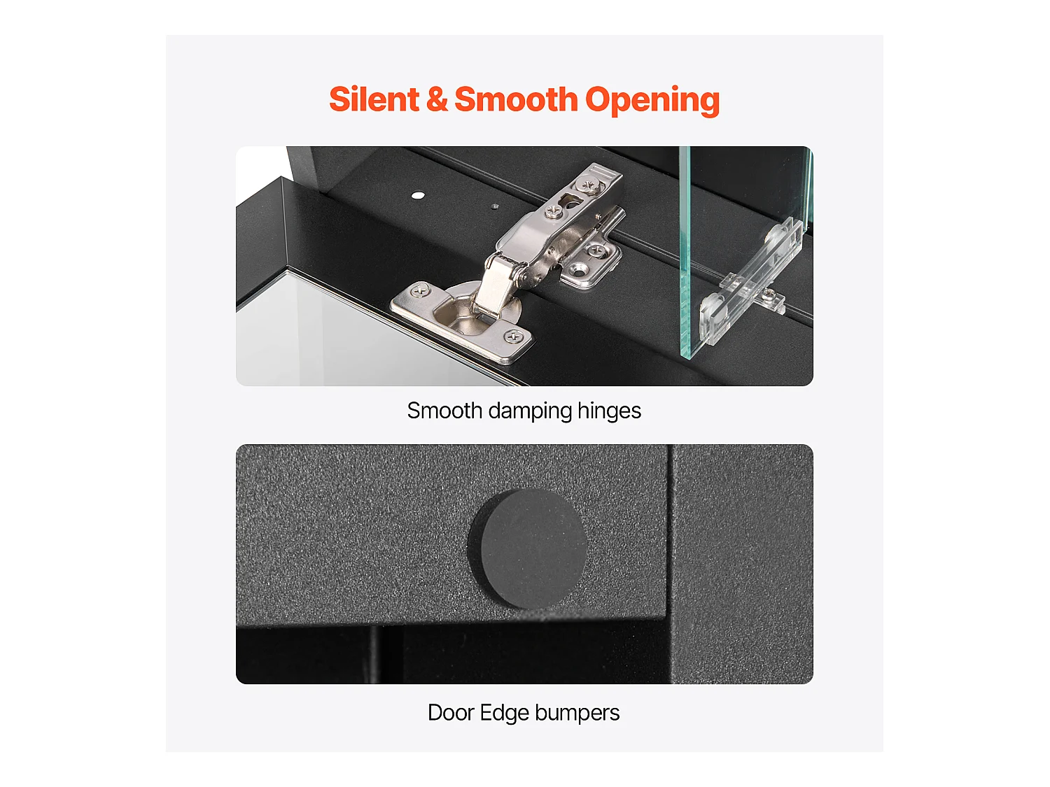 Armoire à Pharmacie, SucceBuy Armoire à Pharmacie, 61 x 76 cm, pour Salle de Bain, avec Miroir et Étages Réglables