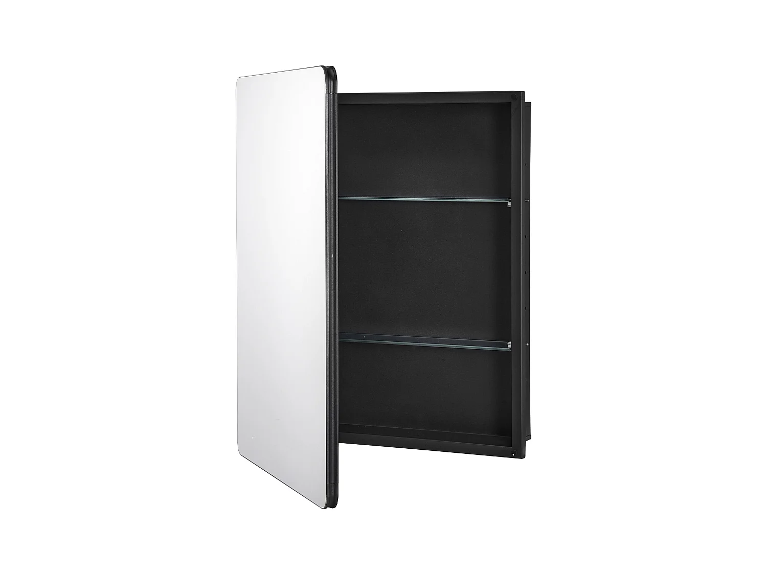 Szafka na Leki, SucceBuy 61 × 76,2 cm Szafka na Leki z Lustrem i Regulowanymi Półkami