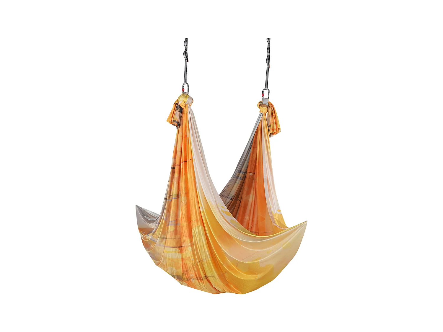 Hamac de Yoga Aérien SucceBuy 5,5 mètres Kit de Fitness Doré Élingue Suspendue Inversion Nylon