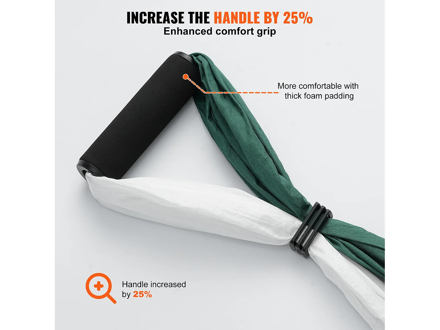 Hamac de Yoga Aérien SucceBuy Balançoire de Yoga Aérienne, Hamac Trapèze de 2,7 mètres, Vert/Blanc