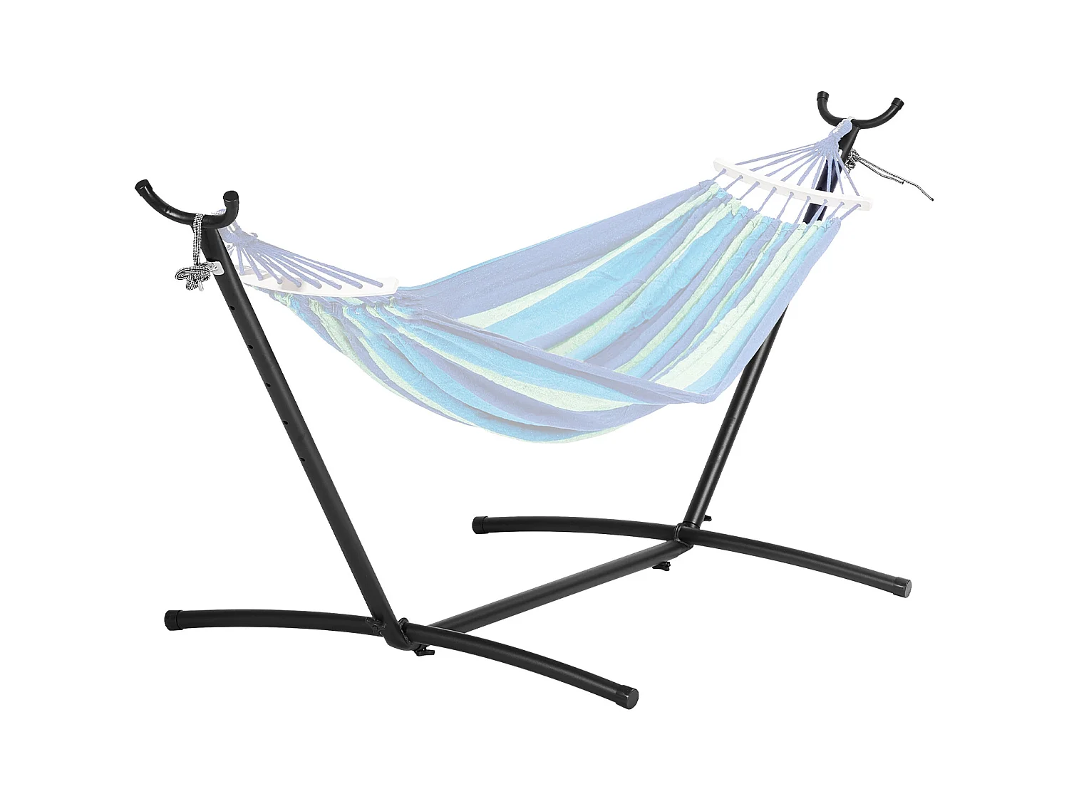 Support de Hamac, SucceBuy Support de Hamac en Acier, Capacité de 204,12 kg, Convient aux Hamacs de 2,9 à 3,85 m, Portable