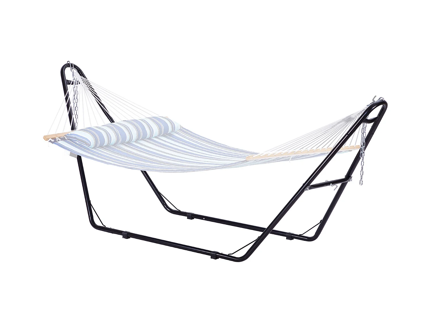 Support de Hamac, SucceBuy Support de Hamac en Acier, Capacité de 249,5 kg, Convient aux Hamacs de 2,3 à 3,9 m, Cadre Robuste