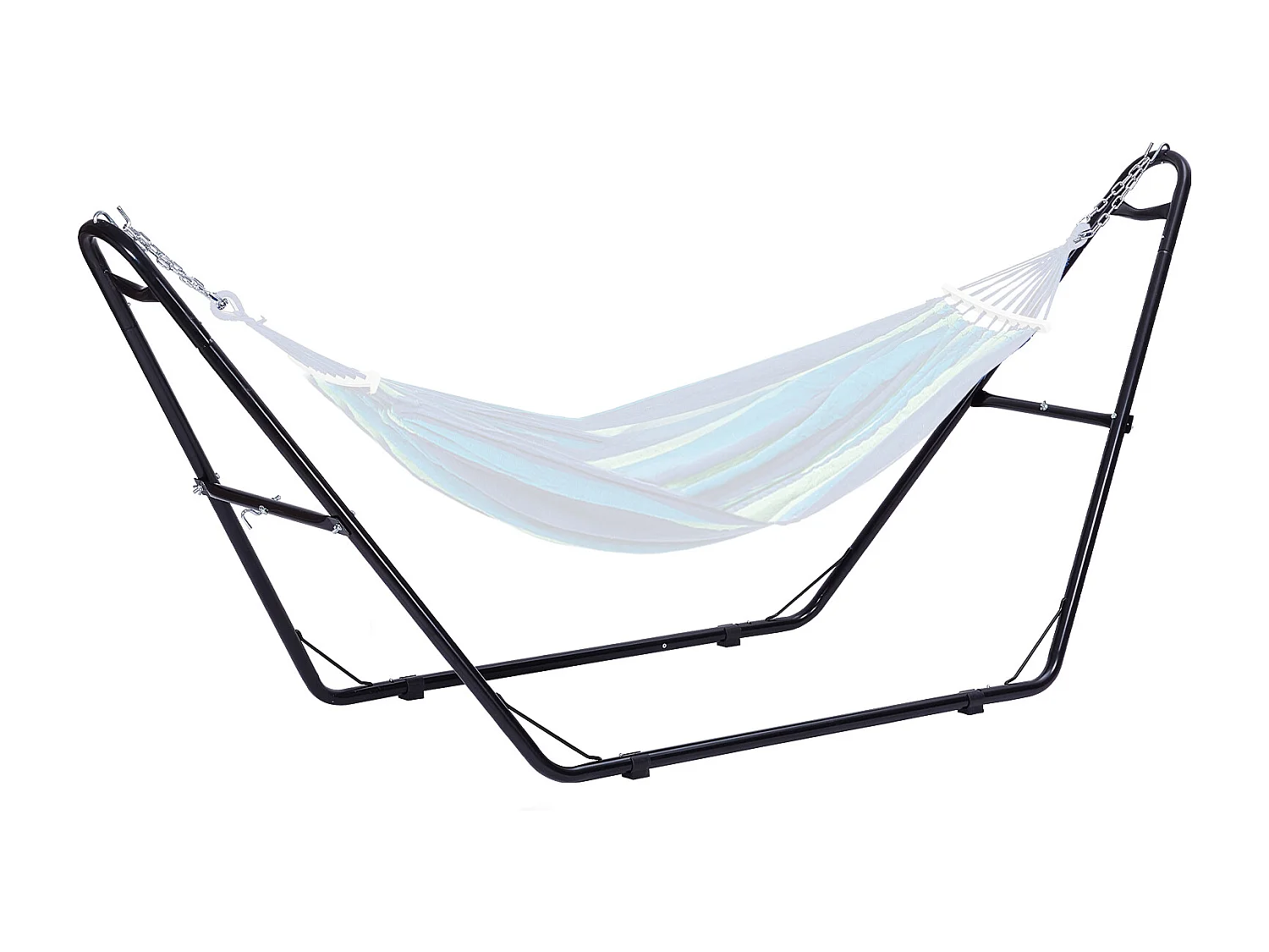 Support de Hamac, SucceBuy Support de Hamac en Acier, Capacité de 249,5 kg, Convient aux Hamacs de 2,3 à 3,9 m, Cadre Robuste