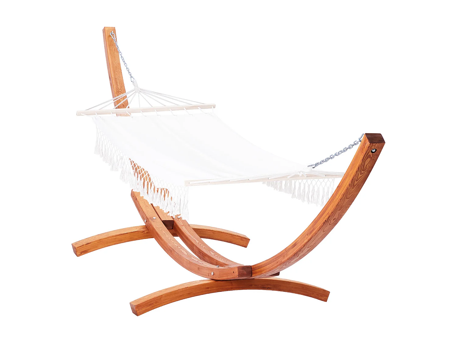 Support de Hamac, SucceBuy Support de Hamac en Bois, Capacité de 215,46 kg, Convient aux Hamacs de 2,8 à 3,9 m