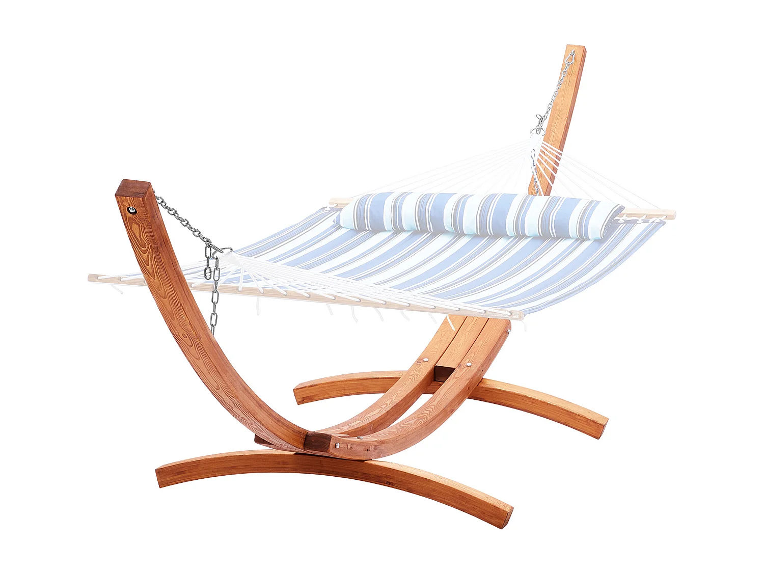 Support de Hamac, SucceBuy Support de Hamac en Bois, Capacité de 215,46 kg, Convient aux Hamacs de 2,8 à 3,9 m